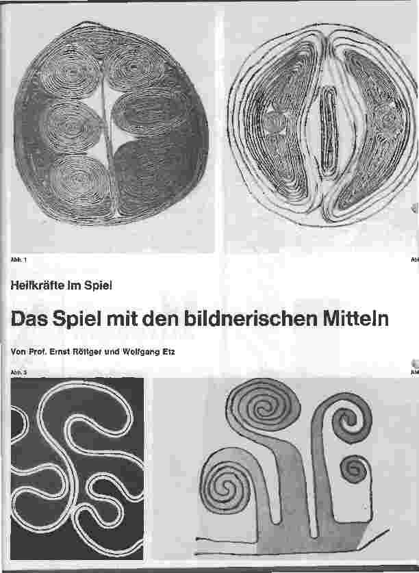 Vorschauseite 1: Heilkräfte im Spiel Das Spiel mit den bildnerischen Mitteln