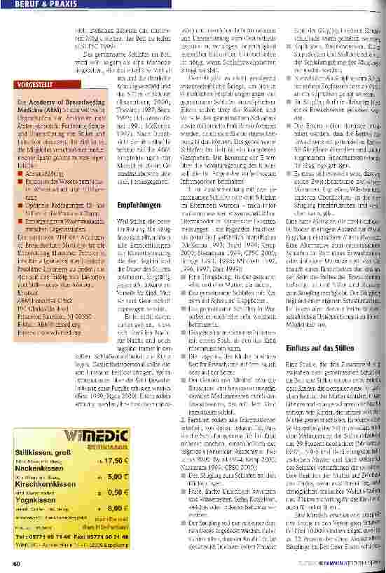 Vorschauseite 2: Co-Sleeping und Stillen