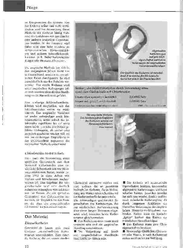 Vorschauseite 3: Selbstständiges Katheterisieren: Infektionen müssen nicht sein