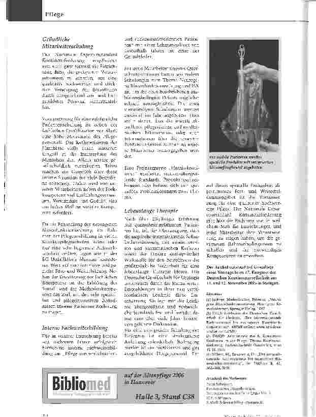 Vorschauseite 5: Selbstständiges Katheterisieren: Infektionen müssen nicht sein