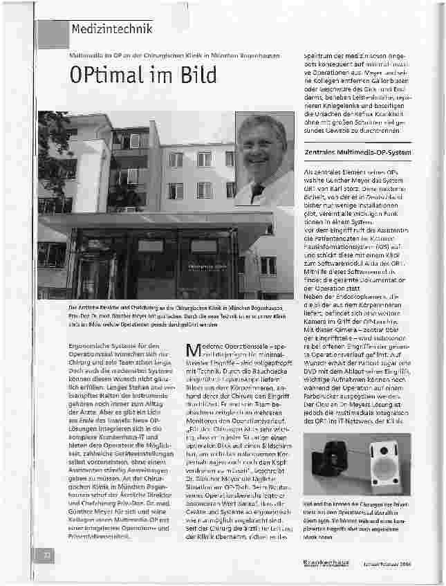 Vorschauseite 1: OPtimal im Bild