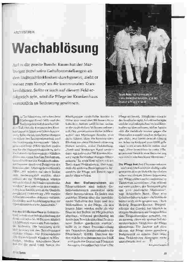 Vorschauseite 1: Wachablösung
