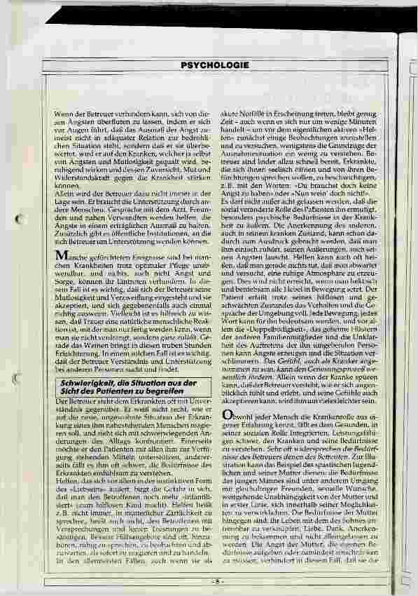 Vorschauseite 4: Das Betroffensein des Betreuers Empathie - was ist das?