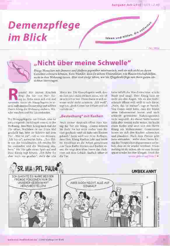 Vorschauseite 1: Nicht über meine Schwelle