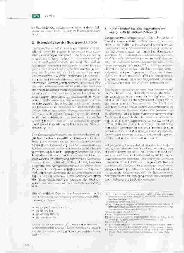Vorschauseite 2: „Zukunftsmodell Sozialgenossenschaft - Renaissance einer Rechtsund Organisationsform