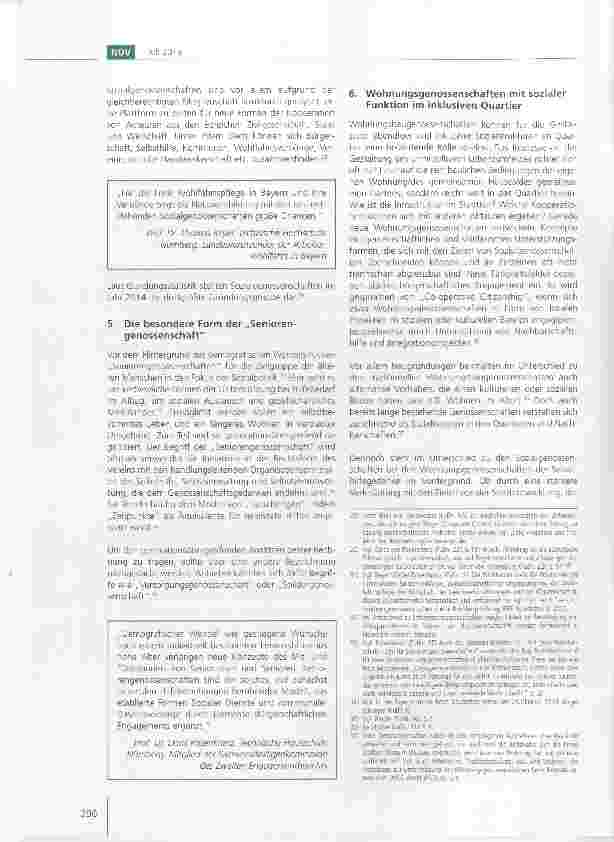 Vorschauseite 4: „Zukunftsmodell Sozialgenossenschaft - Renaissance einer Rechtsund Organisationsform