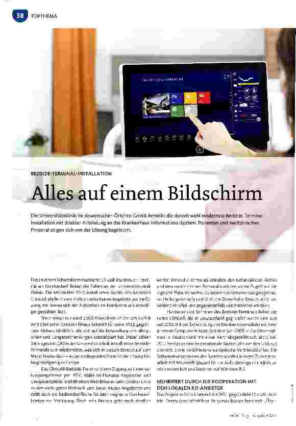 Vorschauseite 1: Alles auf einem Bildschirm