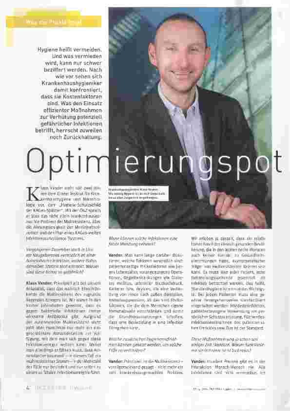 Vorschauseite 1: Optimierungspotenzial
