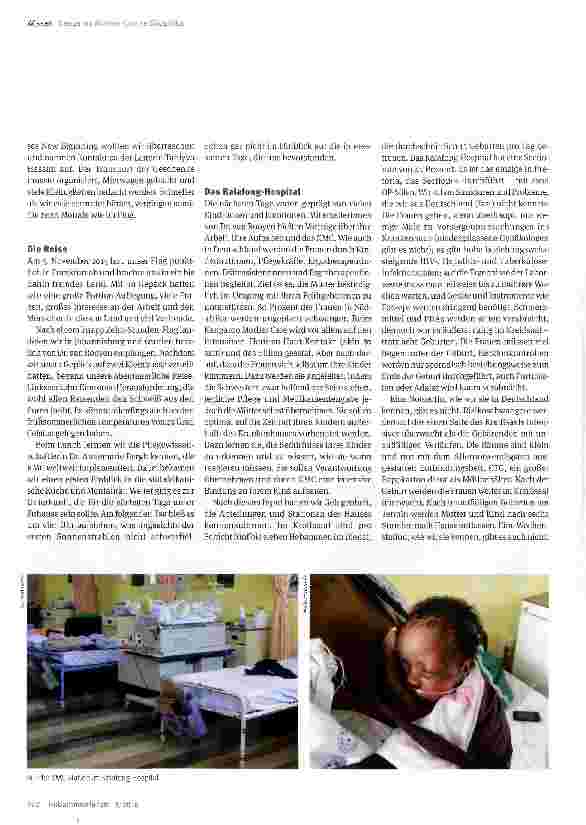 Vorschauseite 2: Kangaroo Mother Care: einmal Südafrika und zurück