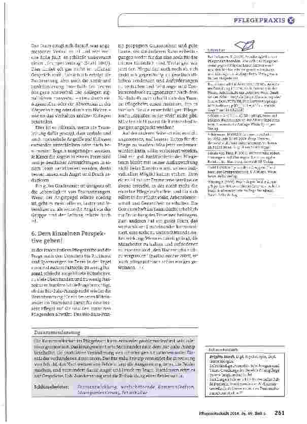 Vorschauseite 3: Wertschätzende Kommunikation im Pflegeteam