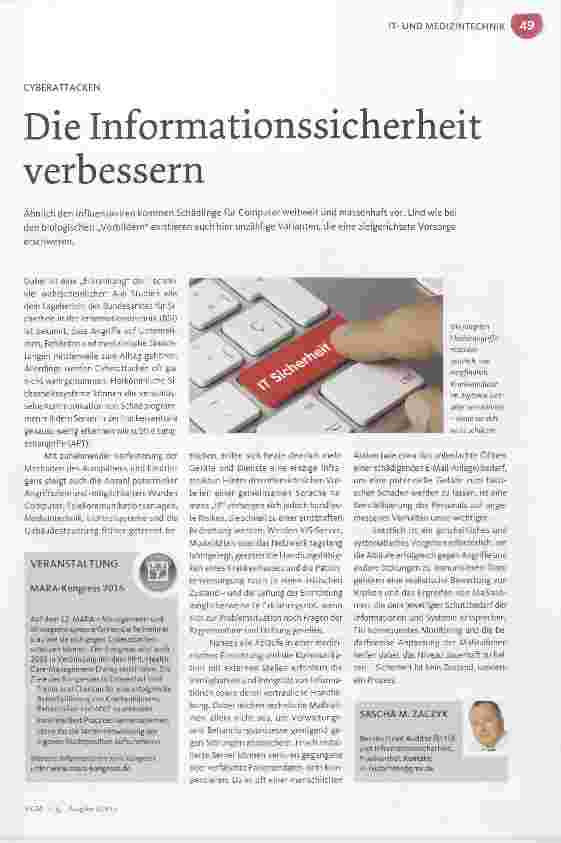 Vorschauseite 1: Die Informationssicherheit verbessern