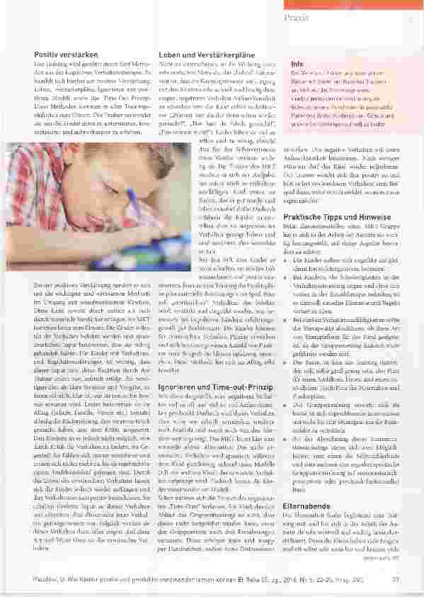 Vorschauseite 2: Wie Kinder positiv und produktiv voneinander lernen können Gruppentherapie in Anlehnung an das Marburger Konzentrationstraining