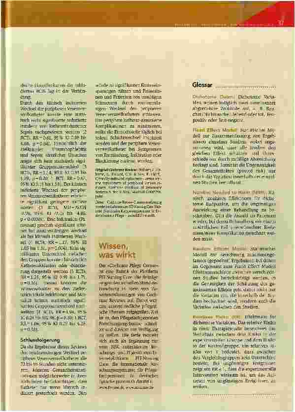 Vorschauseite 2: Wechsel von peripheren Venenverweilkathetern