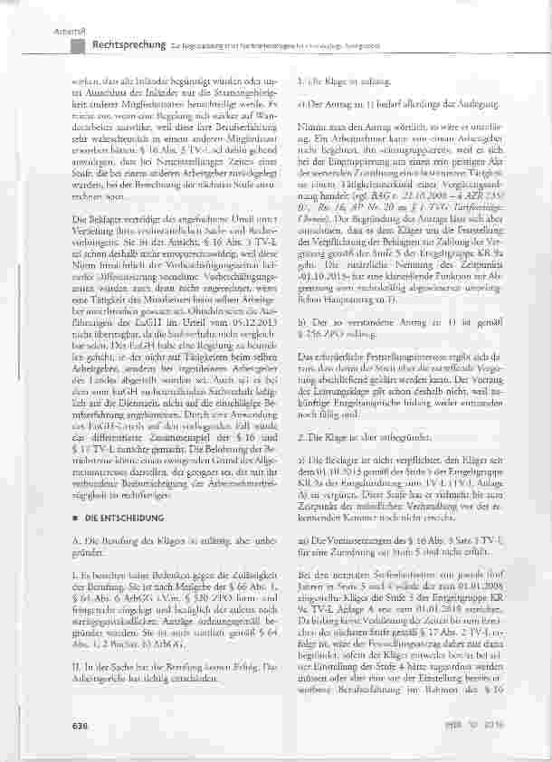 Vorschauseite 4: Zur Eingruppierung eines Fachkrankenpflegers im Intensivpflege-Springerpool