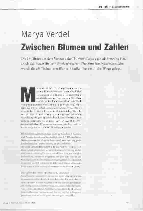 Vorschauseite 2: Marya Verdel Zwischen Blumen und Zahlen