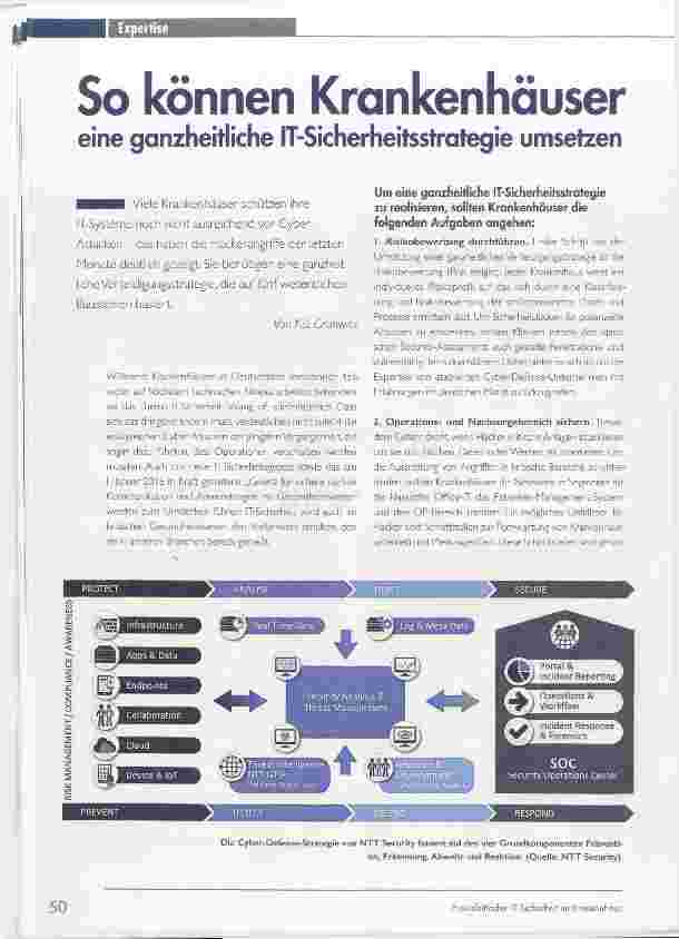 Vorschauseite 1: So können Krankenhäuser eine ganzheitliche IT-Sicherheitsstrategie umsetzen