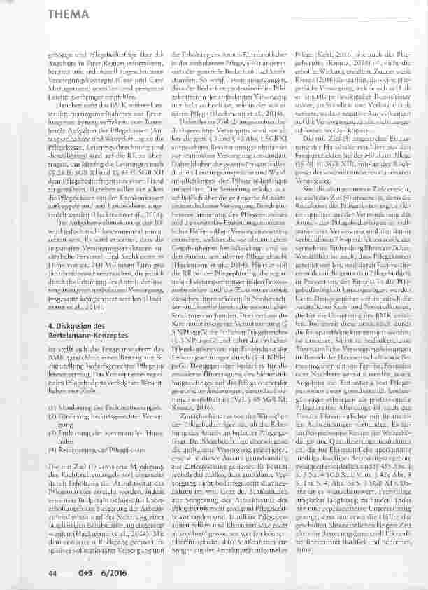 Vorschauseite 3: Sicherstellung pflegerischer Langzeitversorgung Zur Rolle von Kommunen und Ehrenamt