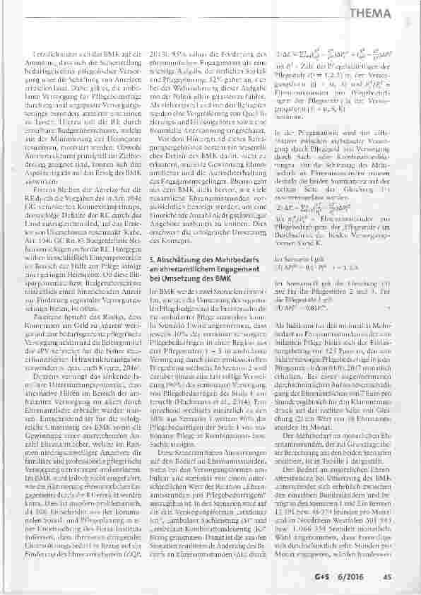 Vorschauseite 4: Sicherstellung pflegerischer Langzeitversorgung Zur Rolle von Kommunen und Ehrenamt