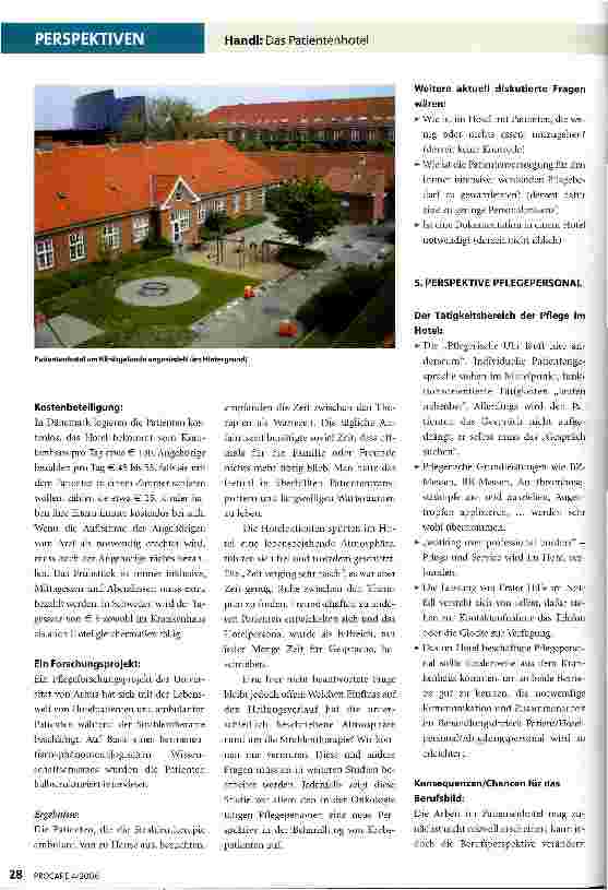 Vorschauseite 3: Das Patientenhotel. Sonst noch Wünsche?