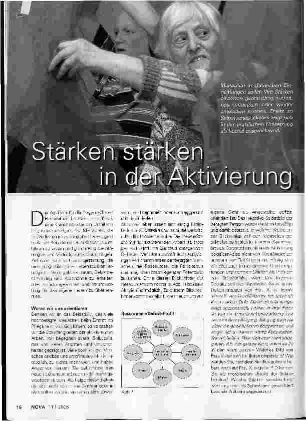 Vorschauseite 1: Stärken stärken in der Aktivierung