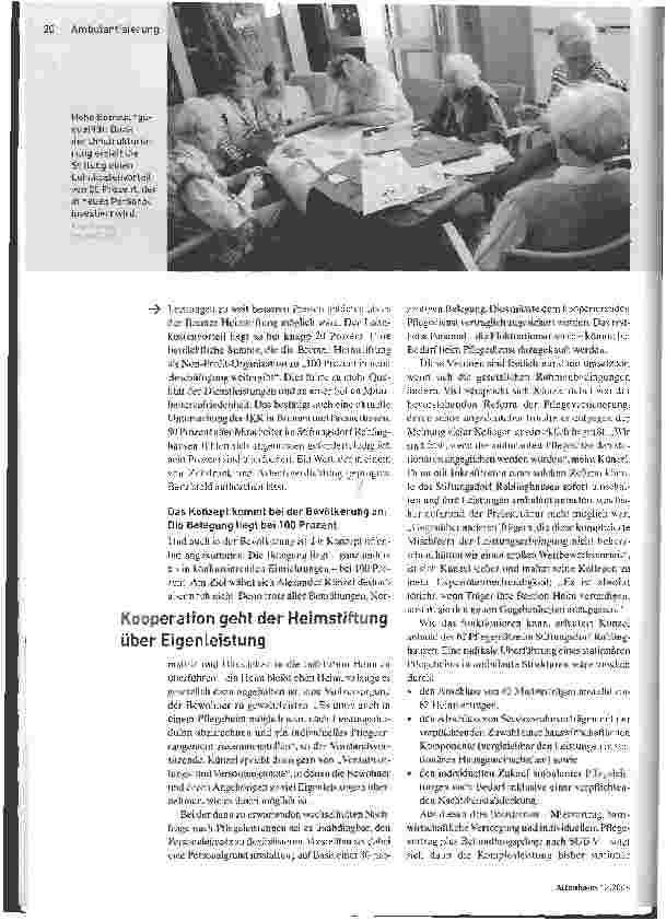 Vorschauseite 2: Stationär leiten - ambulant pflegen