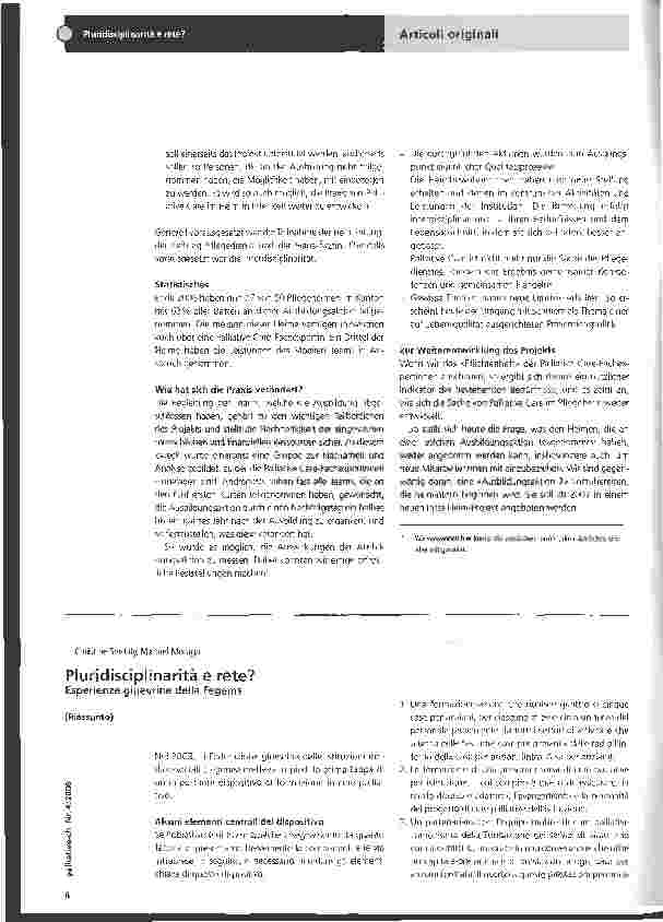 Vorschauseite 2: Interdisziplinarität und Netzwerk