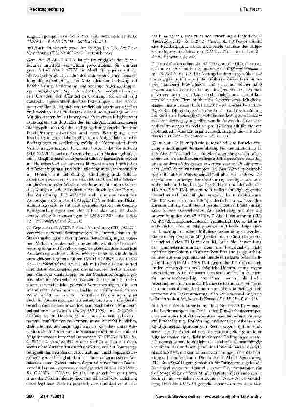 Vorschauseite 2: Stufenzuordnung nach §16 TV-L; bei anderen Arbeitgebern erworbene Berufserfahrung