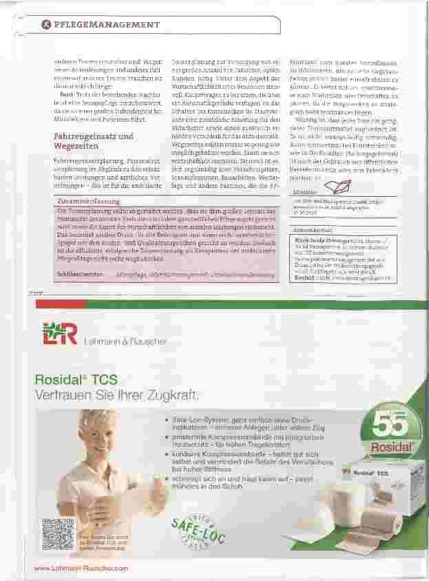 Vorschauseite 4: Die moderne Herausforderung der Logistik im pflegerisch-ambulanten Bereich