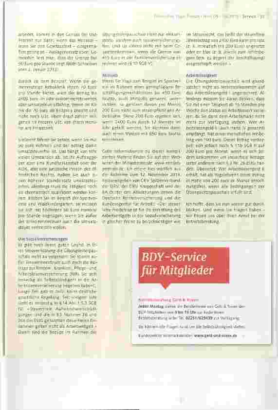 Vorschauseite 4: Die Übungsleiterpauschale