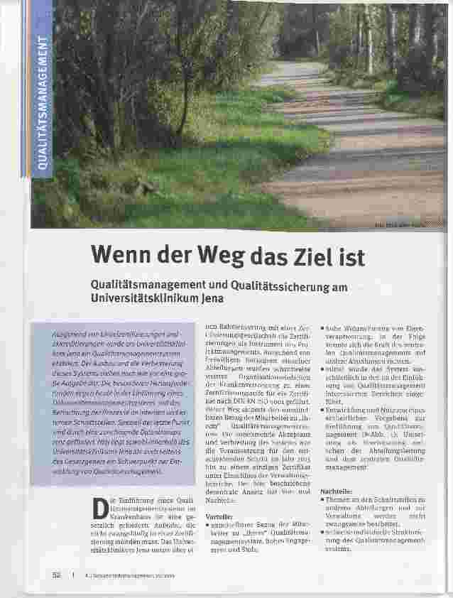 Vorschauseite 1: Wenn der Weg das Ziel ist