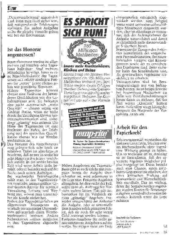 Vorschauseite 4: Was ist bei der Arbeit mit Beratern zu beachten?