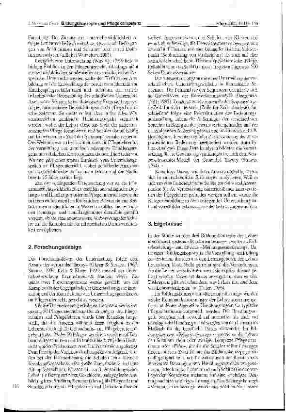 Vorschauseite 2: Und es wird immer so empfohlen -Bildungskonzepte und Pflegekompetenz