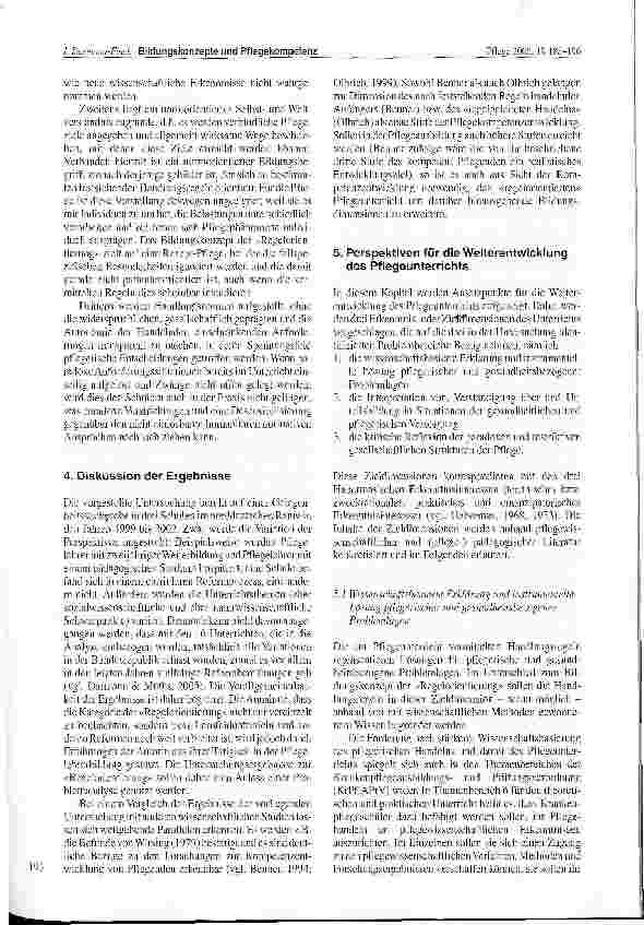 Vorschauseite 6: Und es wird immer so empfohlen -Bildungskonzepte und Pflegekompetenz