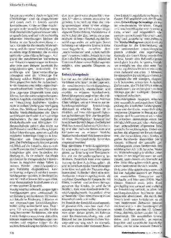 Vorschauseite 2: Entwicklungsdiagnostik vom Säuglingsbis zum Vorschulalter