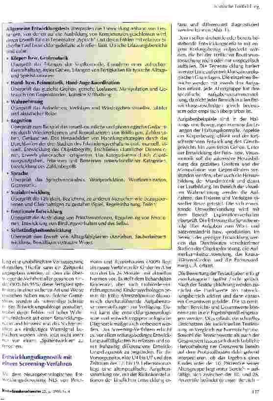 Vorschauseite 3: Entwicklungsdiagnostik vom Säuglingsbis zum Vorschulalter