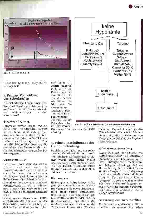 Vorschauseite 5: Aktuelle Therapieformen des Dekubitus 3. Folge: Konkrete Prophylaxemöglichkeiten