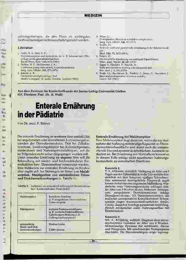 Vorschauseite 5: Enterale Sondenernährung in der Intensivmedizin