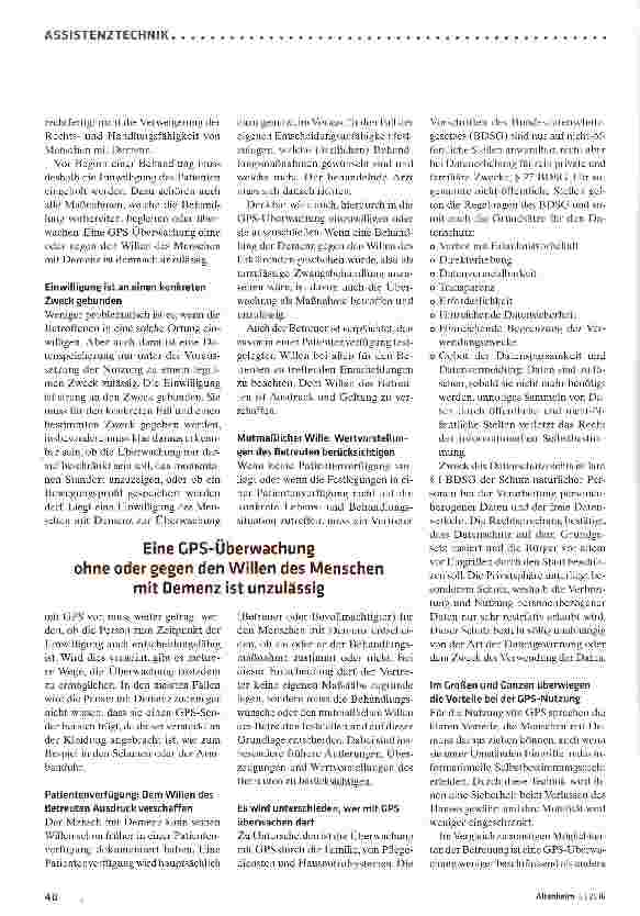 Vorschauseite 3: Eingriff in Grundrechte oder Freiheitsgewinn?