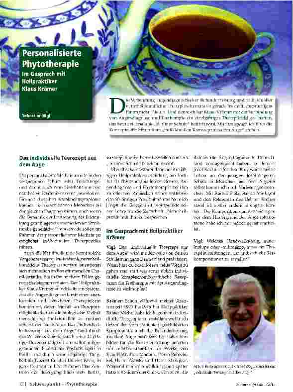 Vorschauseite 1: Personalisierte Phytotherapie