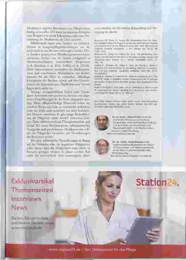 Vorschauseite 3: Lässt sich einem Delir im Pflegeheim Vorbeugen?