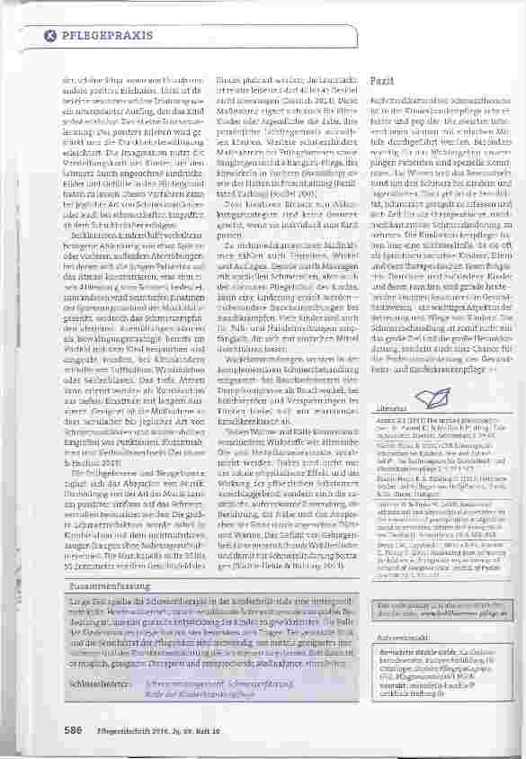 Vorschauseite 5: Schmerzmanagement bei Kindern und Jugendlichen