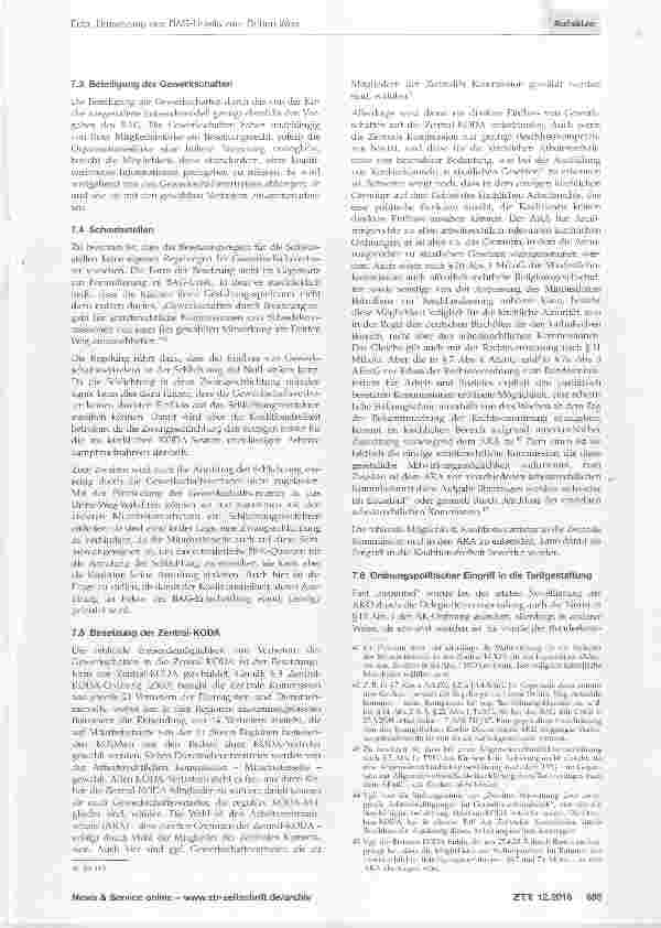Vorschauseite 6: Umsetzung des BAG-Urteils zum Dritten Weg in den deutschen Diözesen