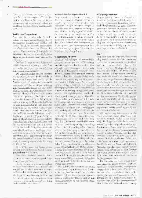 Vorschauseite 2: Schmerzen beim Stillen ein oft verkanntes, unterschätztes Problem der Stillperiode