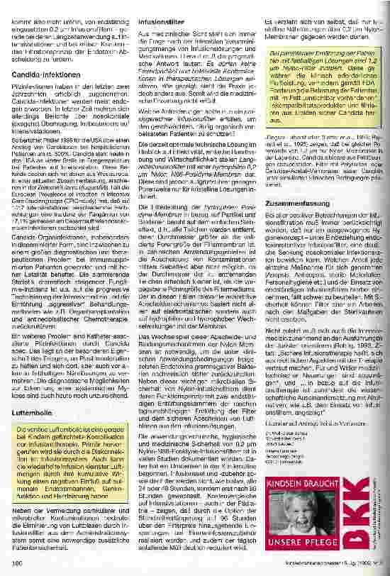 Vorschauseite 3: Risiken bei der Infusionstherapie