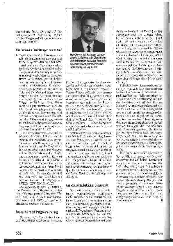 Vorschauseite 3: Von den Pflegekosten zum Entgelt