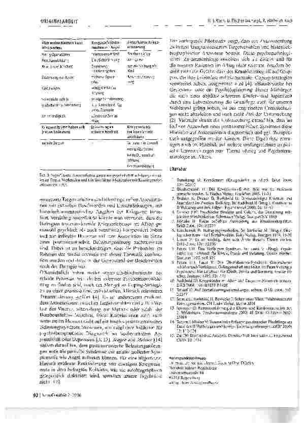Vorschauseite 4: Kriegserfahrung im Kindesalter als Einflussfaktor auf die psychische VerfassungPilotstudie mit gerontopsychiatrischen Patienten