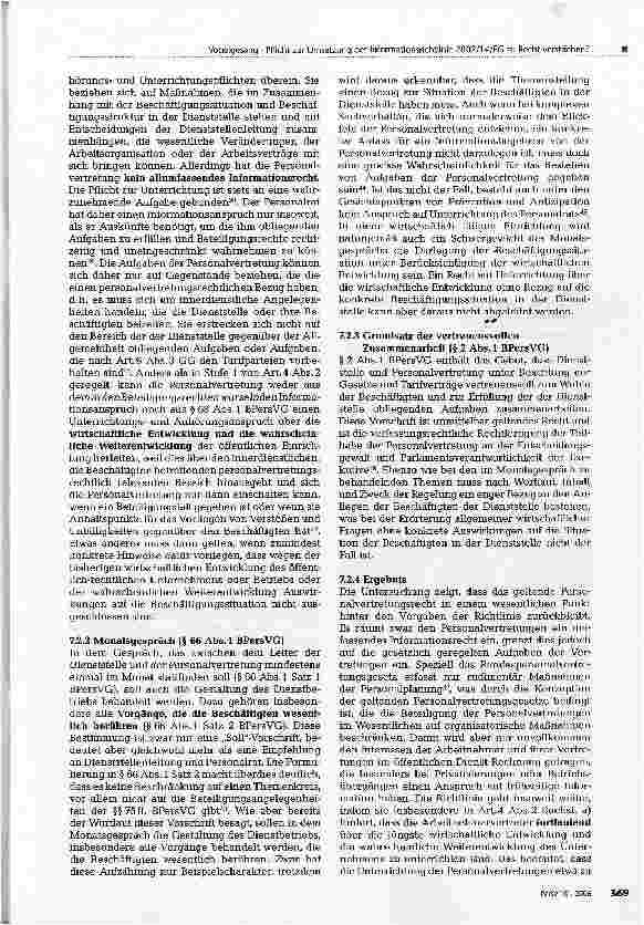 Vorschauseite 6: Hat der Bundesgesetzgeber die Pflicht zur Umsetzung der Informationsrichtlinie 2002/14/EG zu Recht verstreichen lassen?