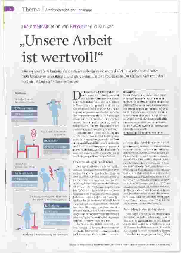 Vorschauseite 1: Unsere Arbeit ist wertvoll!