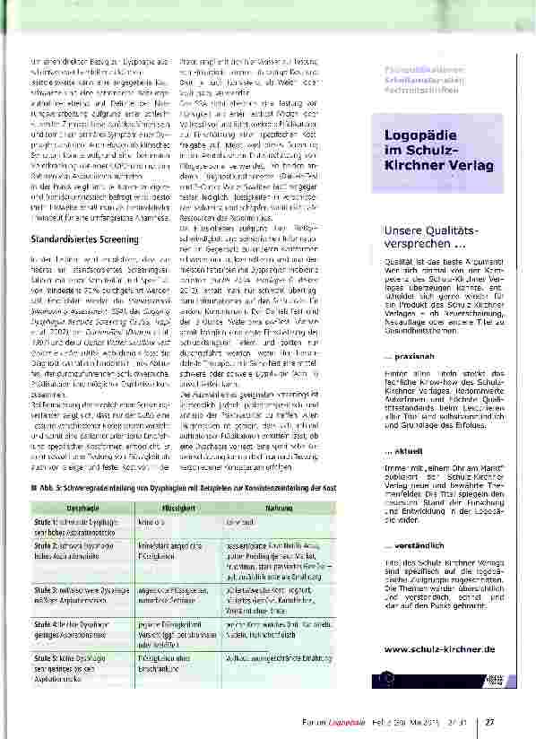 Vorschauseite 4: Diagnostik von Dysphagien
