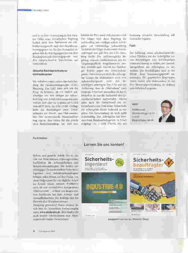 Vorschauseite 3: Rechtliche Grundlagen zur PSA